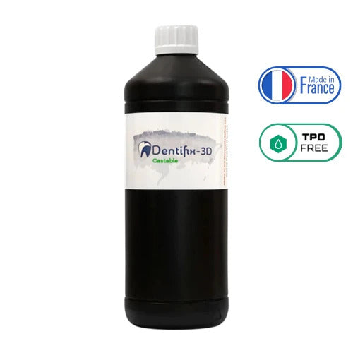 Résine 3D Dentaire Dentifix-3D Castable Verte (1Kg)