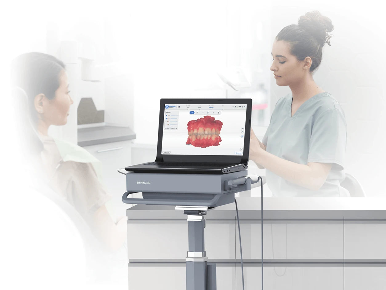Chariot Mobile pour le Scanner 3D Dentaire Intra-Oral Aoralscan 3