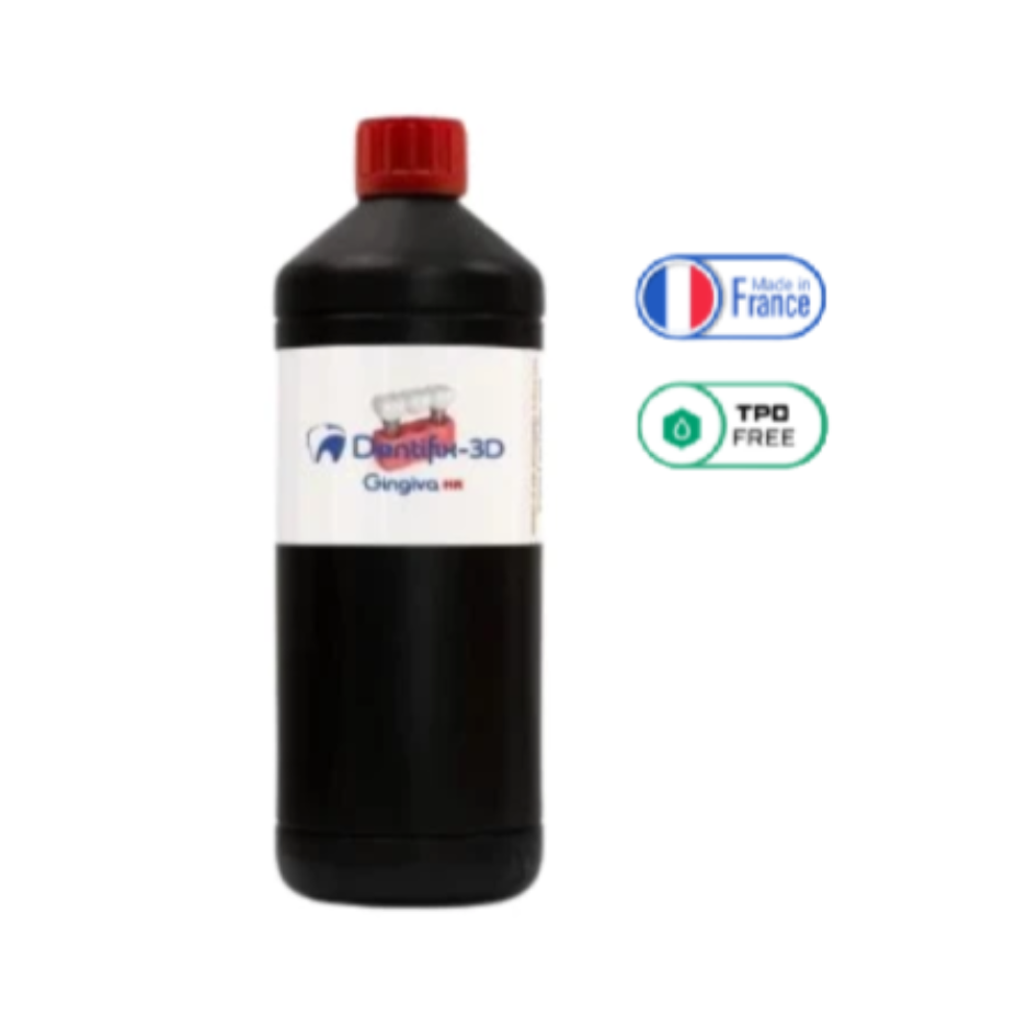 Résine-3D Dentaire Dentifix-3D Gingiva Mask Rose (500 g ou 1 kg)