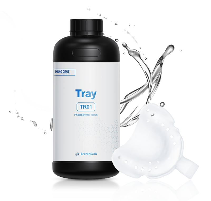 Résine 3D Dentaire Shining 3D Resin Tray TR01