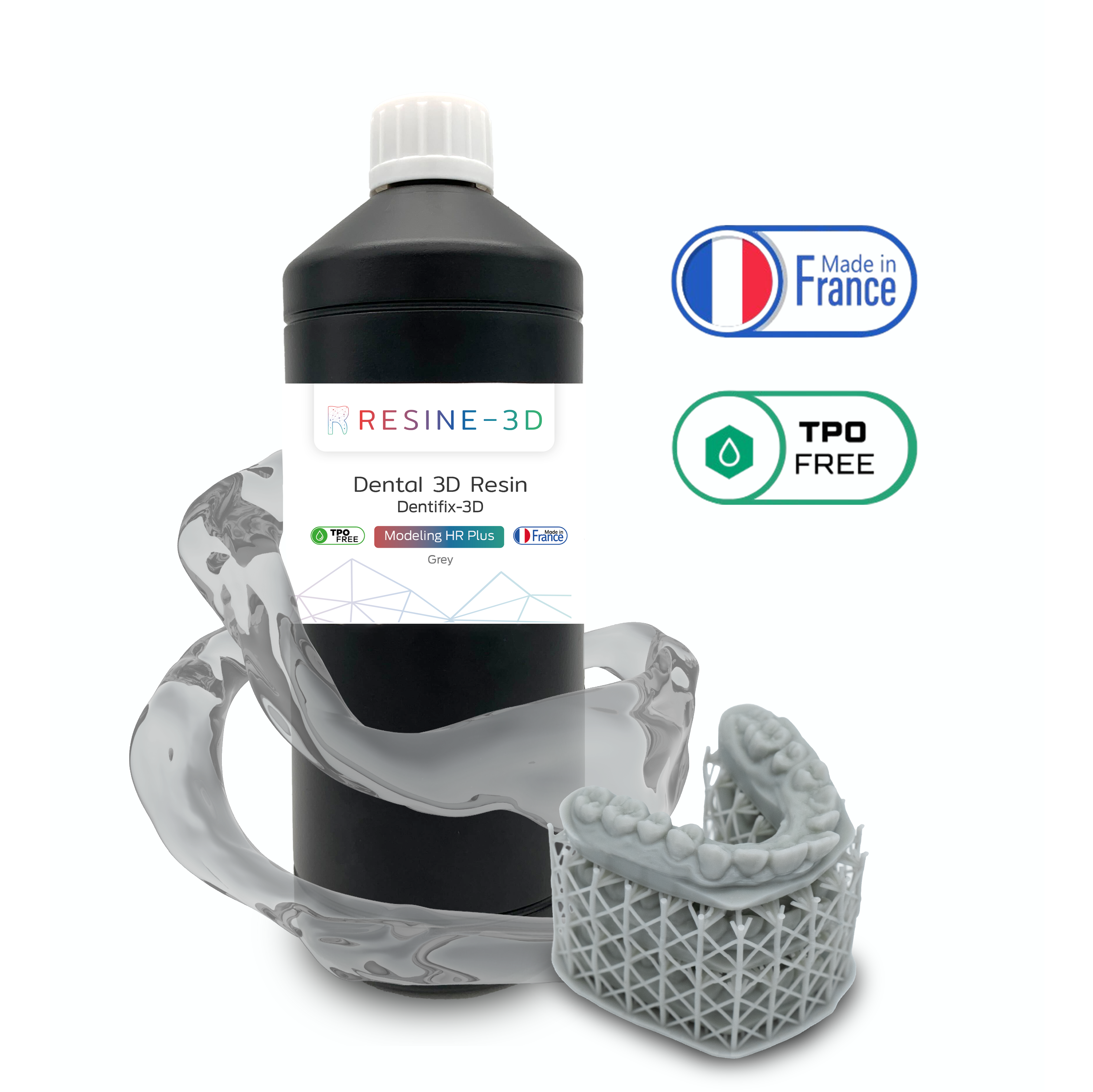 Résine 3D Dentaire Dentifix-3D Modeling HR+ 1kg