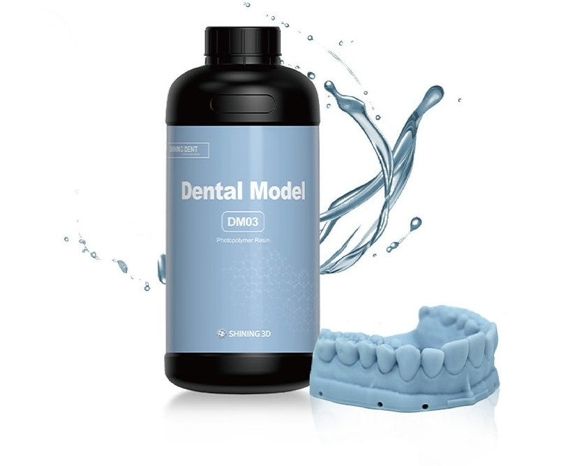 Résine 3D Dentaire Shining 3D : Dental model Gris bleu DM03