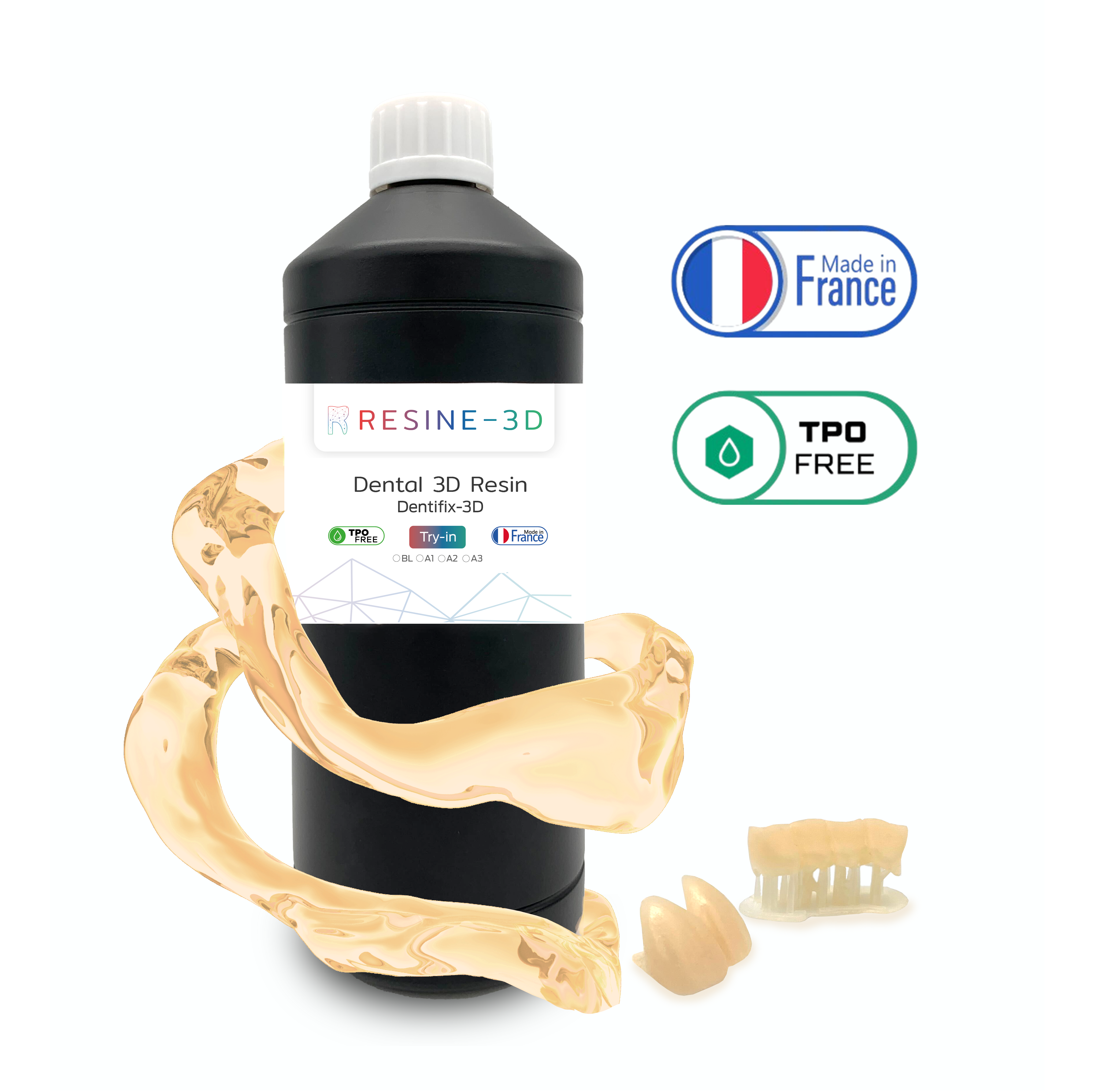 Résine 3D Dentaire Dentifix-3D Try-in 1kg